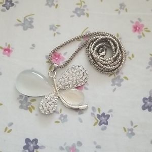 Butterfly pendant necklace